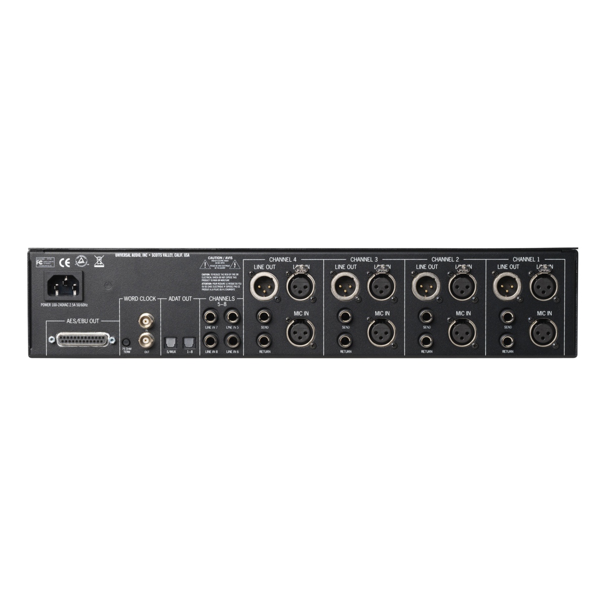 4-710D Four-Channel Twin Finity Mic Pre/DI w/Dynamics