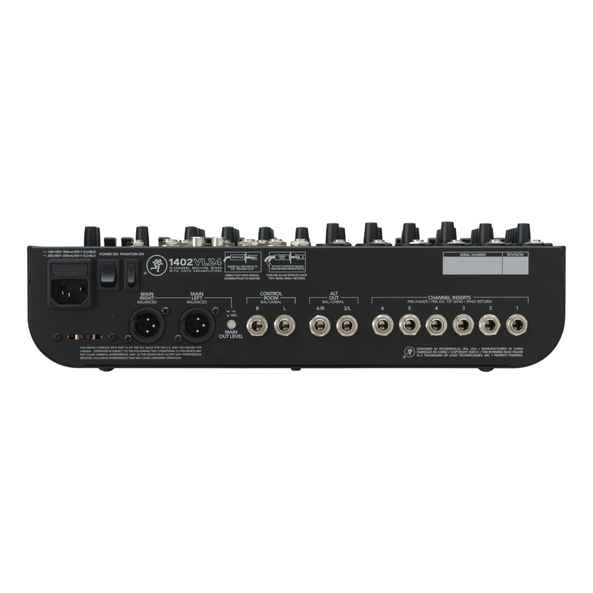 中古 MACKIE 1402-VLZ おおわ 14チャンネルアナログミキサー