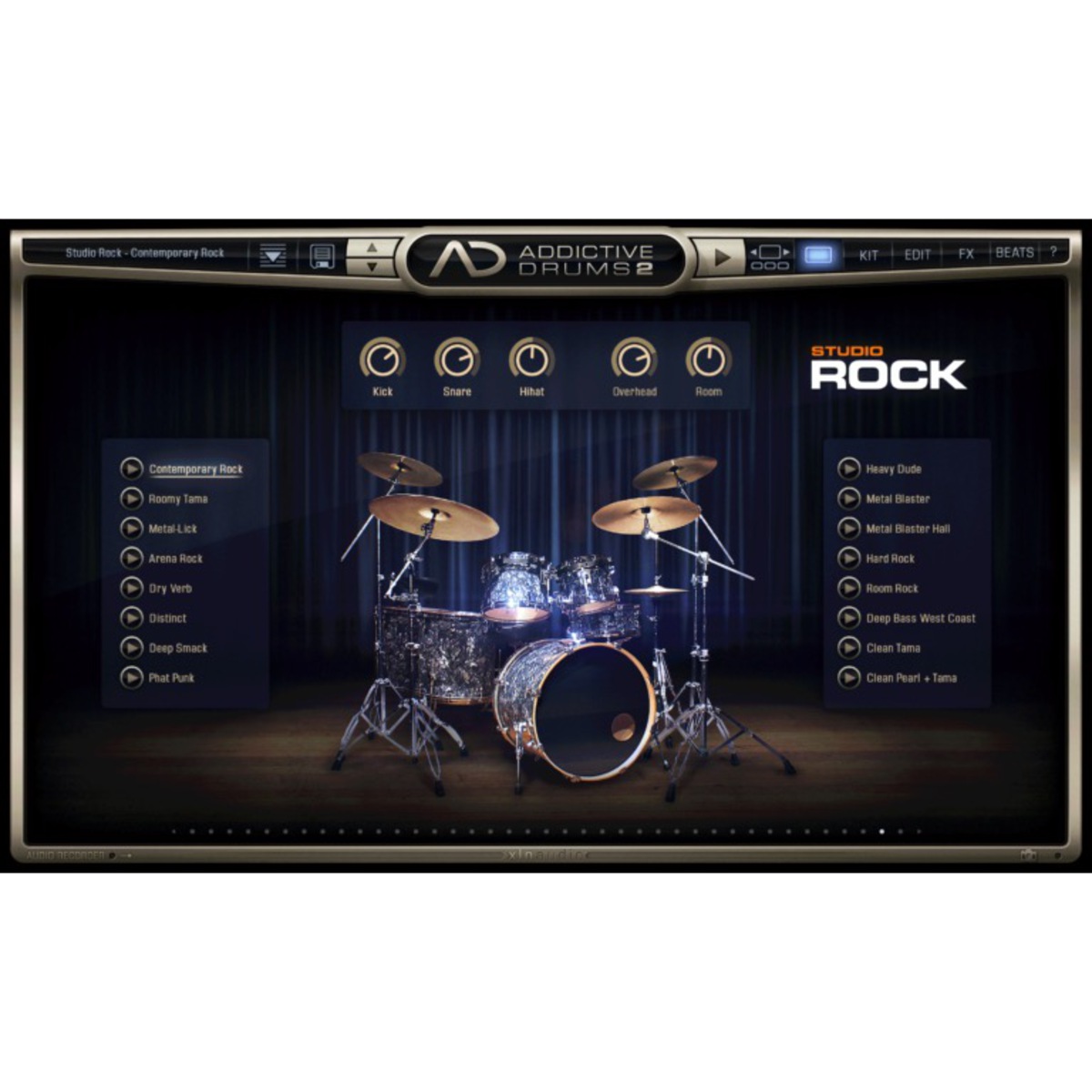 Addictive Drums 2: Studio Rock ADpak