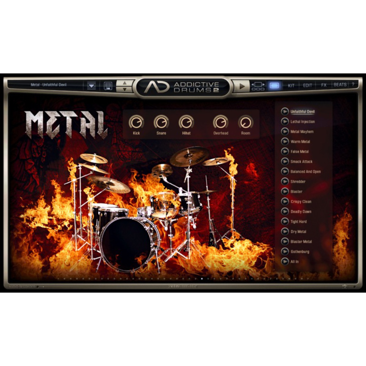 Addictive Drums 2: Metal ADpak