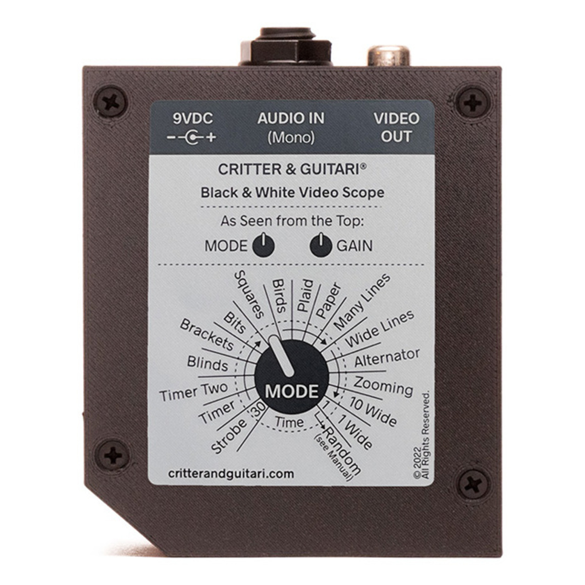 Black&White Video Scope