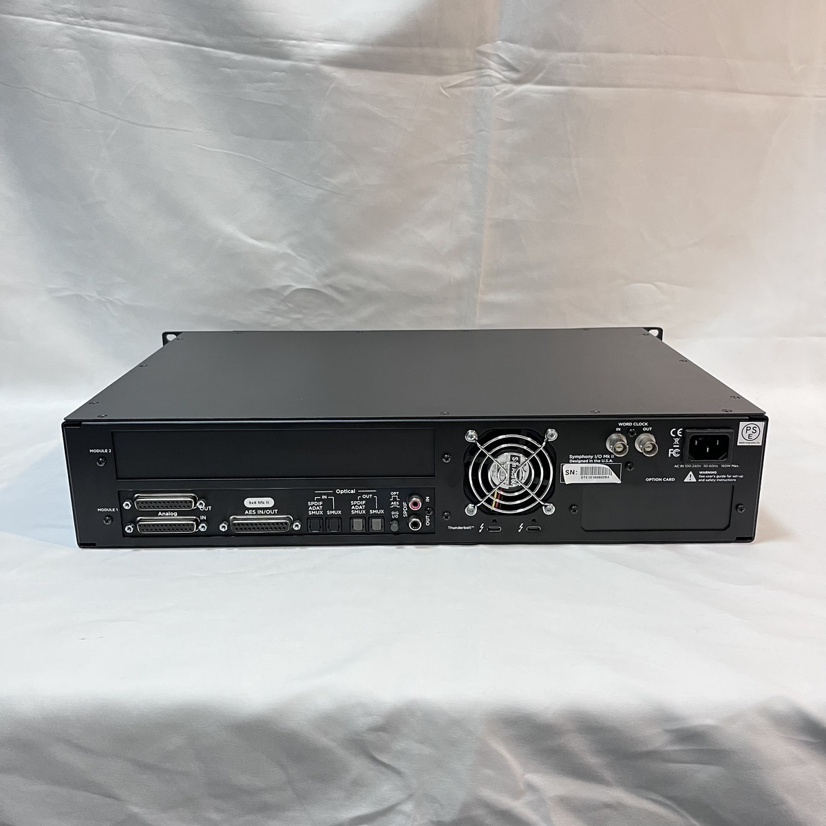 Symphony I/O MKII Thunderbolt Chassis with 8x8 Analog I/O + 8x8 AES/Optical I/O + 2-Ch S/PDIF
