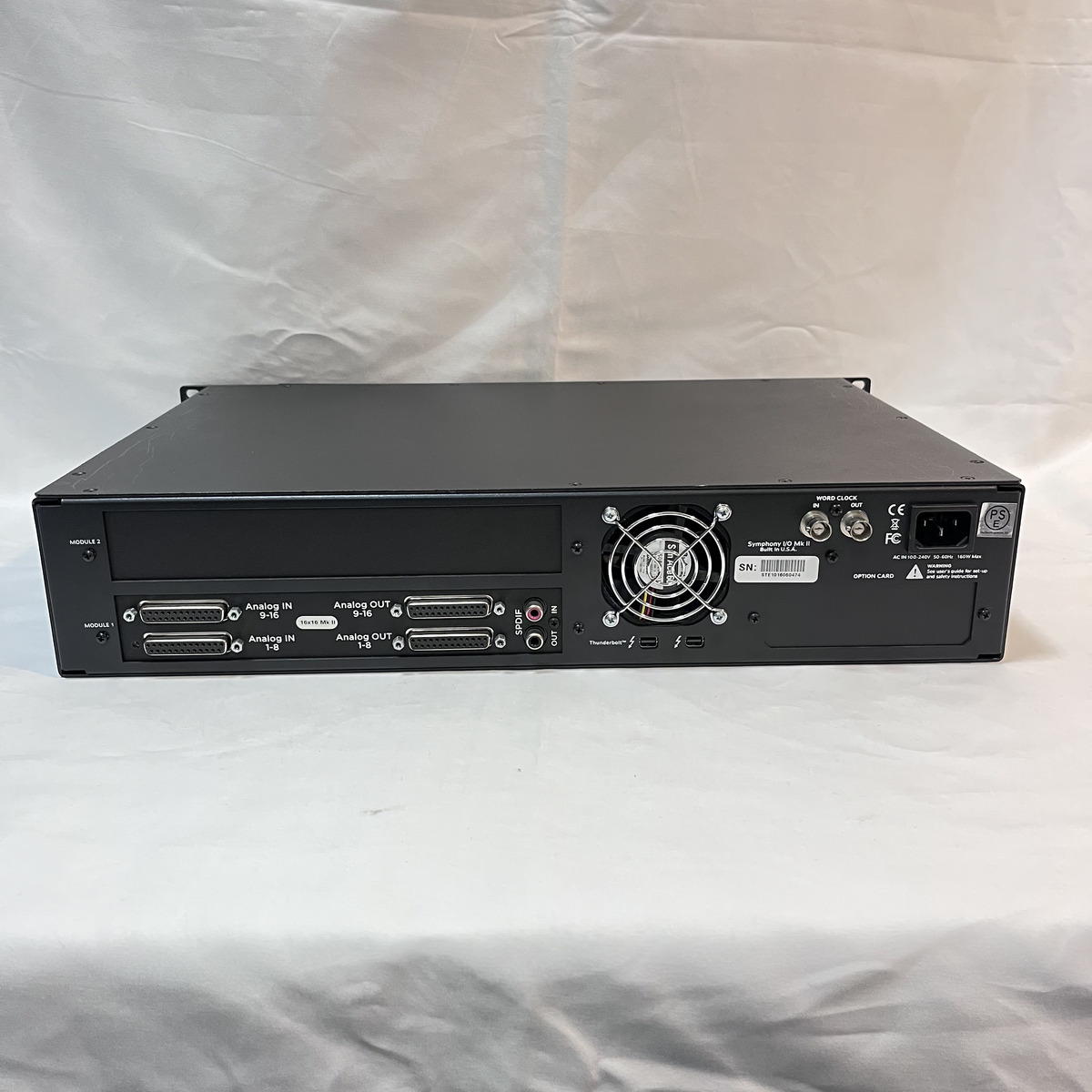 Symphony I/O MKII Thunderbolt Chassis with 16 Analog In + 16 Analog Out
