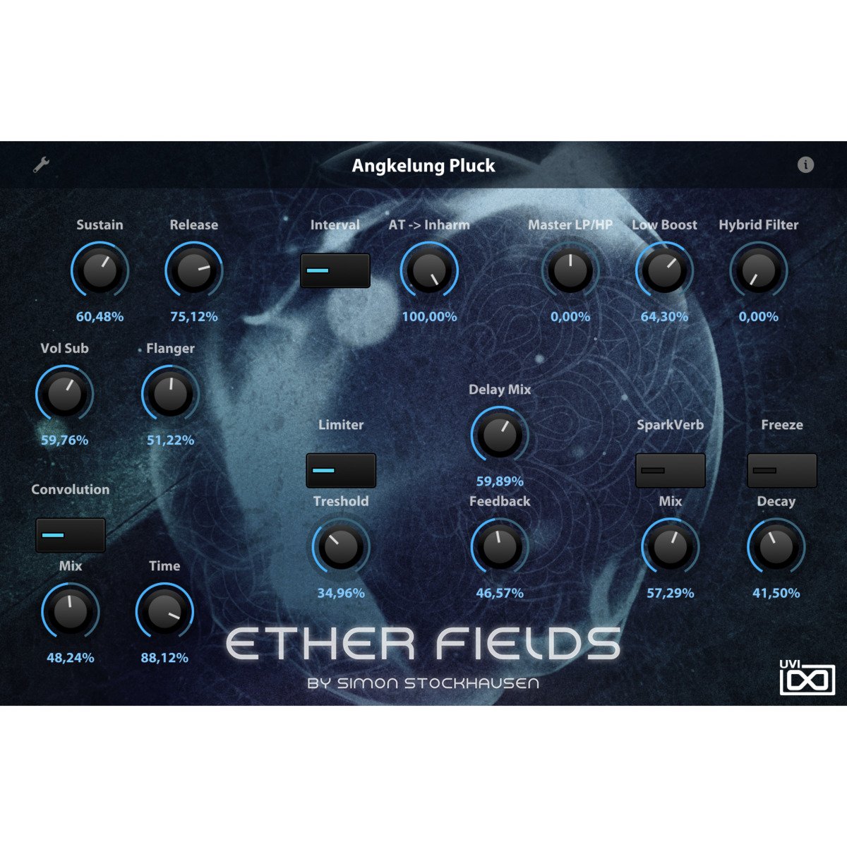 Ether Fields for Falcon