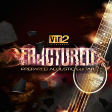 FRACTURED PREPARED ACOUSTIC GUITAR