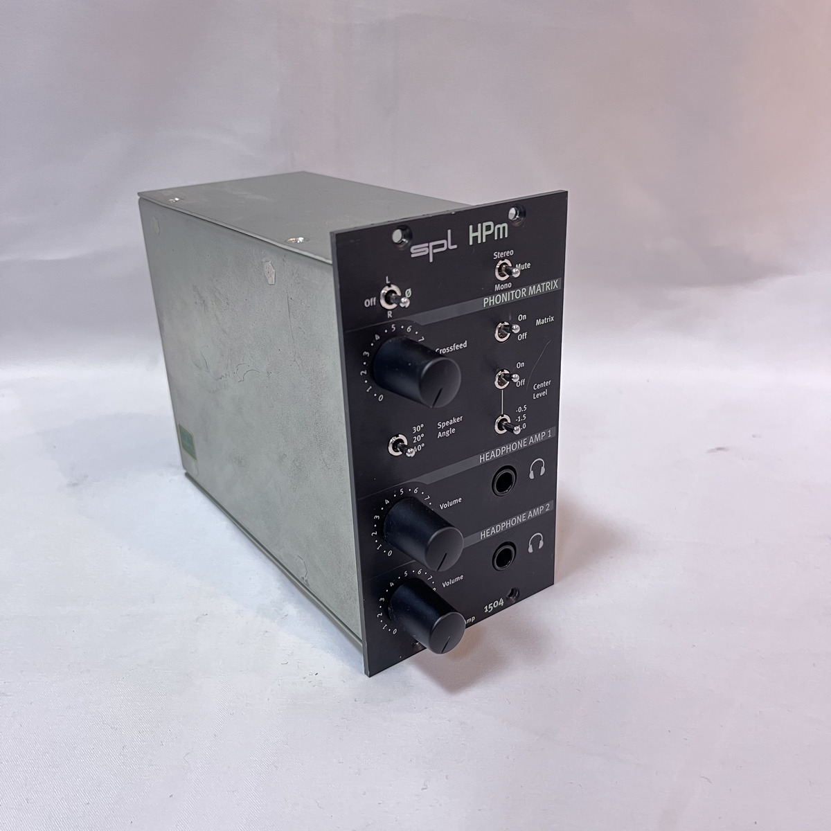 Model 1504 HPm（Headphone Monitoring Amp 500 Series module）店頭展示機