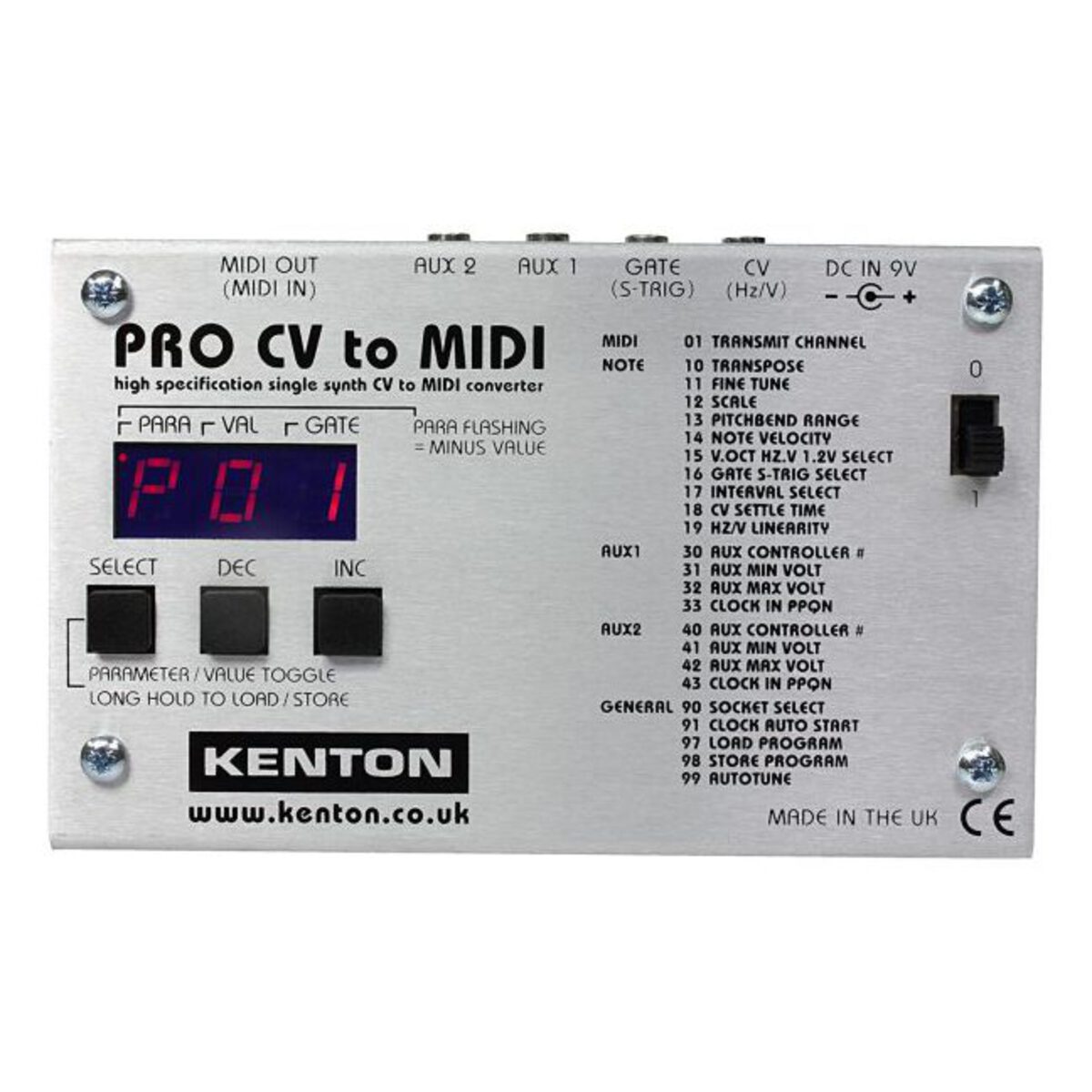 Pro CV to MIDI