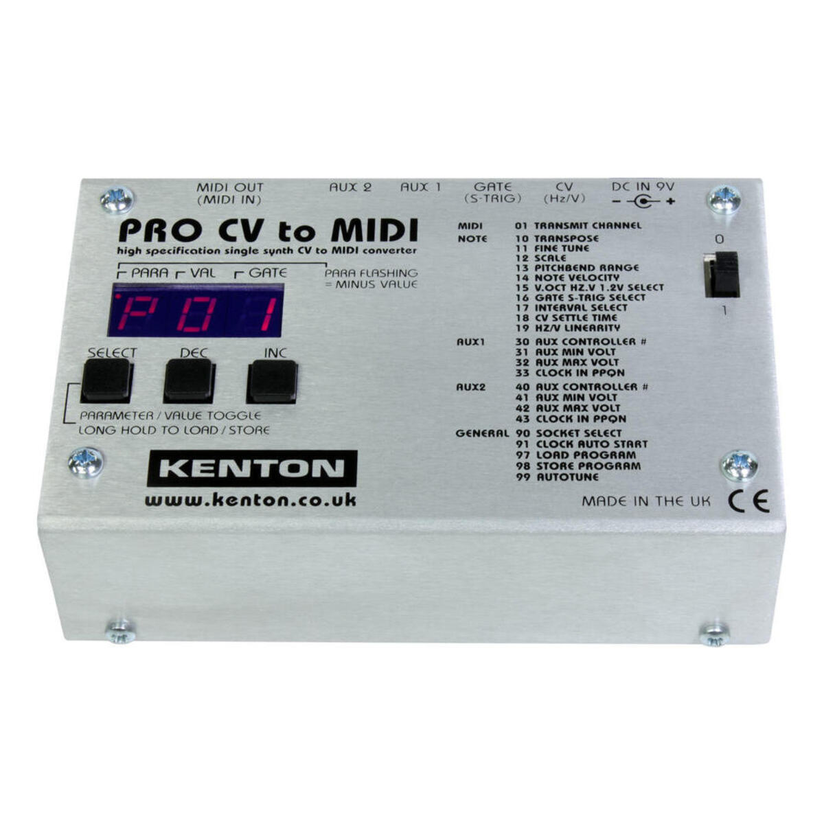 Pro CV to MIDI