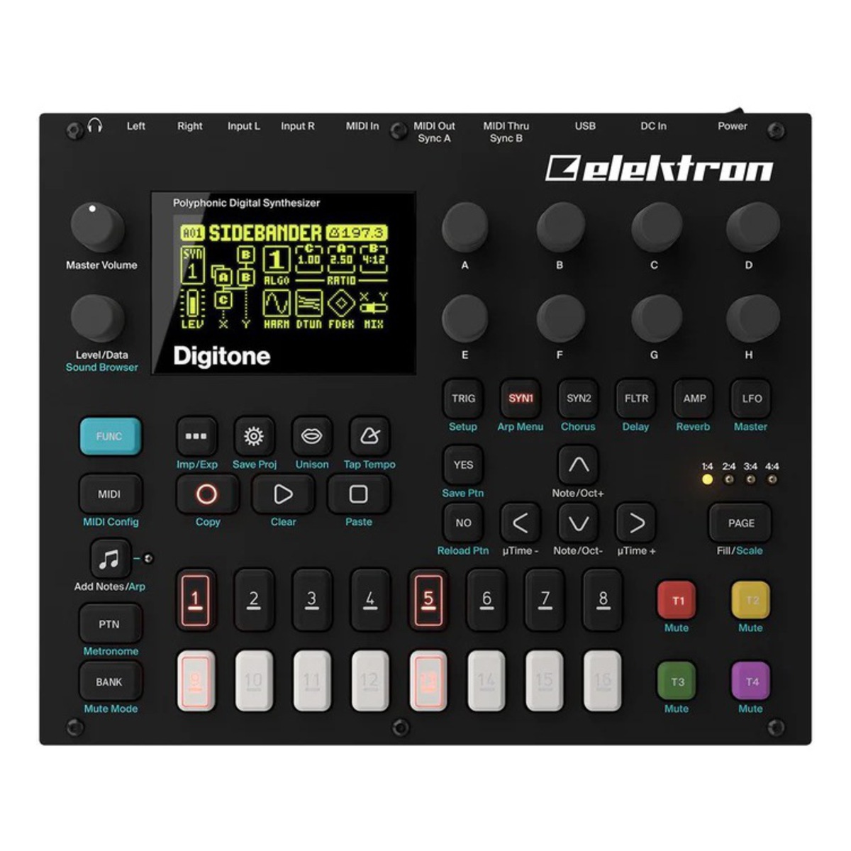 Elektron Digitakt エレクトロン ドラムマシン サンプラー リズムマシン デジタルドラムマシン 趣味 音響機材 音響  T9308774(リズムマシン)｜売買されたオークション情報、yahooの商品情報をアーカ 楽器、器材