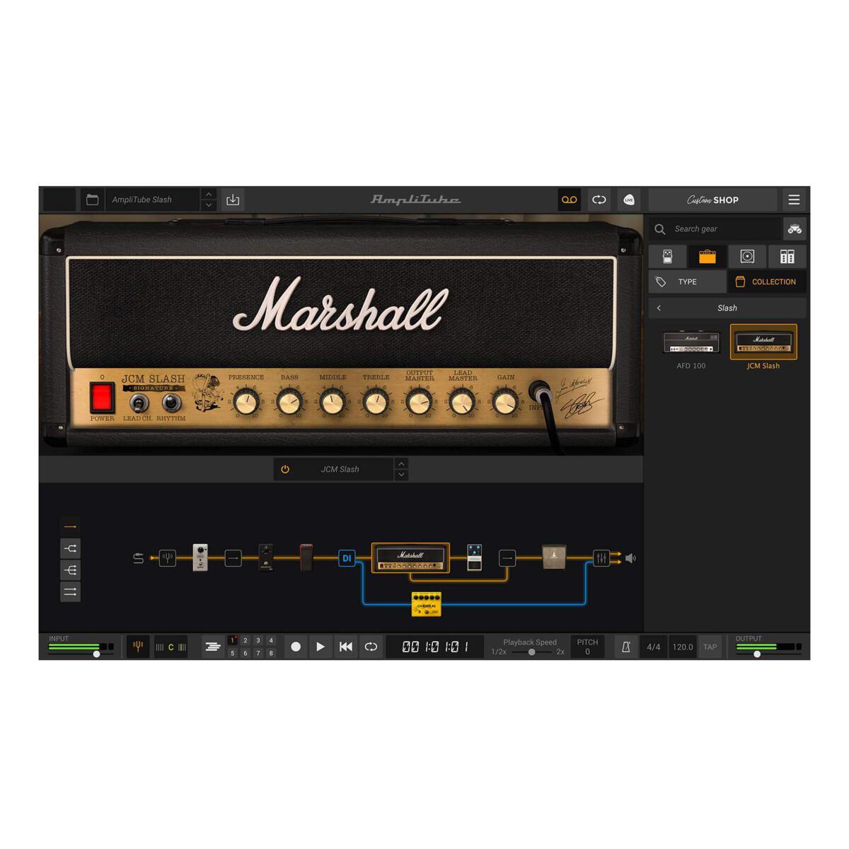 AmpliTube Slash ダウンロード版