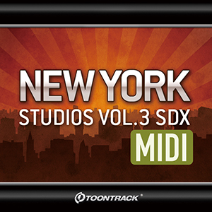 DRUM MIDI - NEW YORK STUDIOS VOL.3