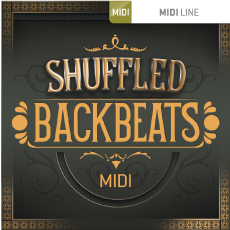 DRUM MIDI - SHUFFLED BACKBEATS