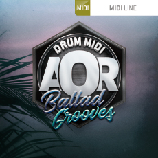 DRUM MIDI - AOR BALLAD GROOVES