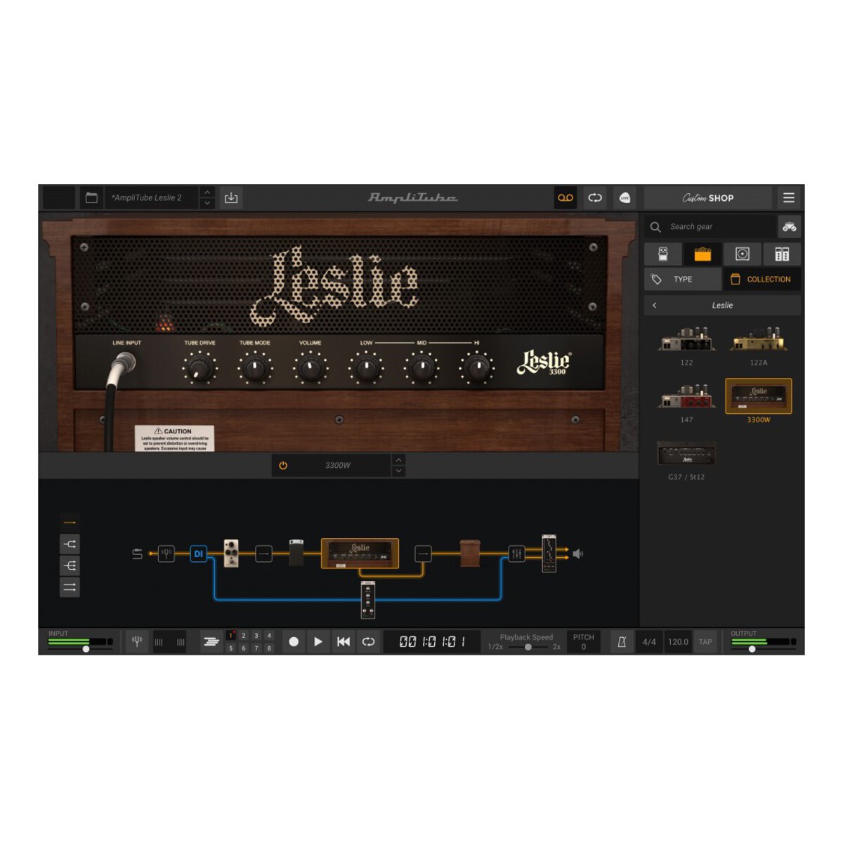 AmpliTube Leslie ダウンロード版