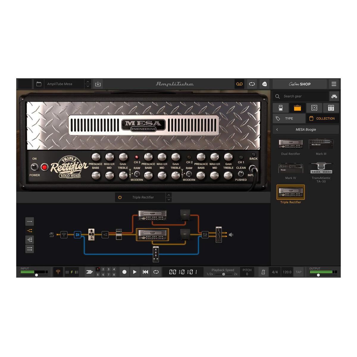 AmpliTube MESA/Boogie ダウンロード版