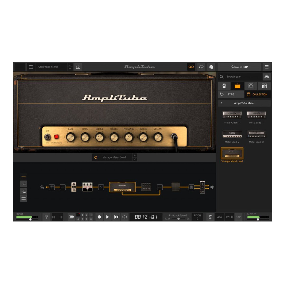 Amplitube Metal ダウンロード版