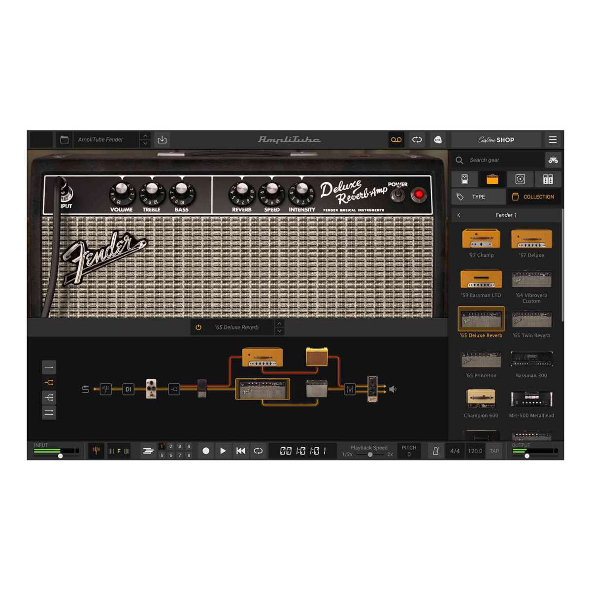 Fender Collection 1 for AmpliTube ダウンロード版