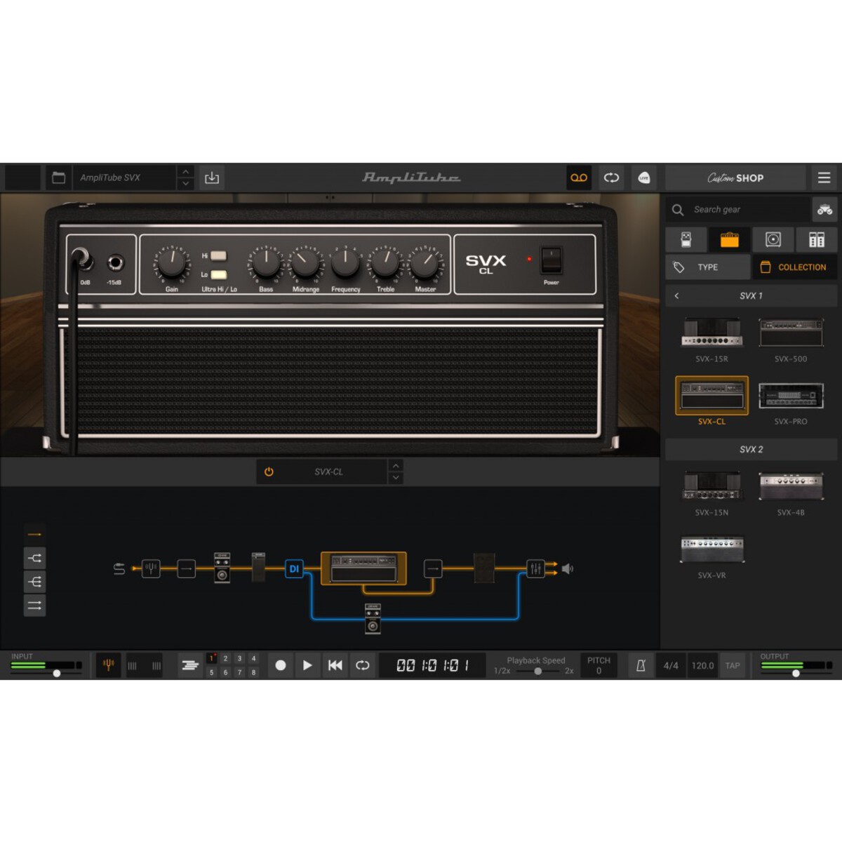 AmpliTube SVX ダウンロード版