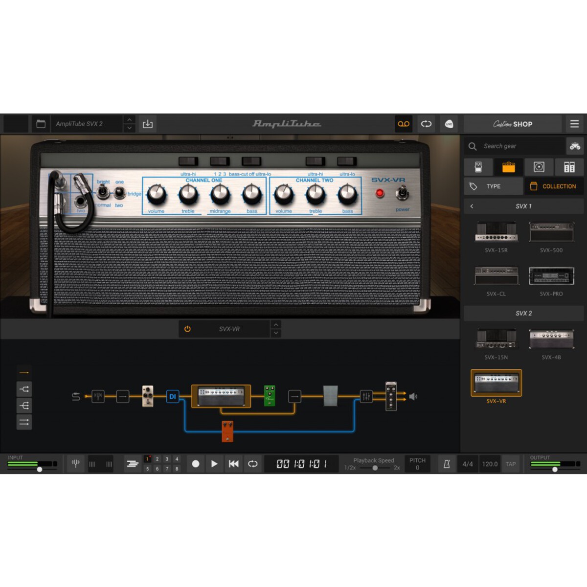 AmpliTube SVX 2 ダウンロード版