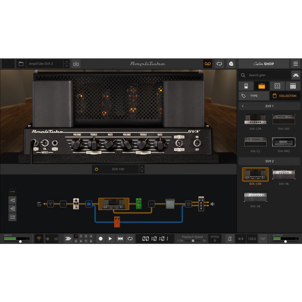 AmpliTube SVX 2 ダウンロード版