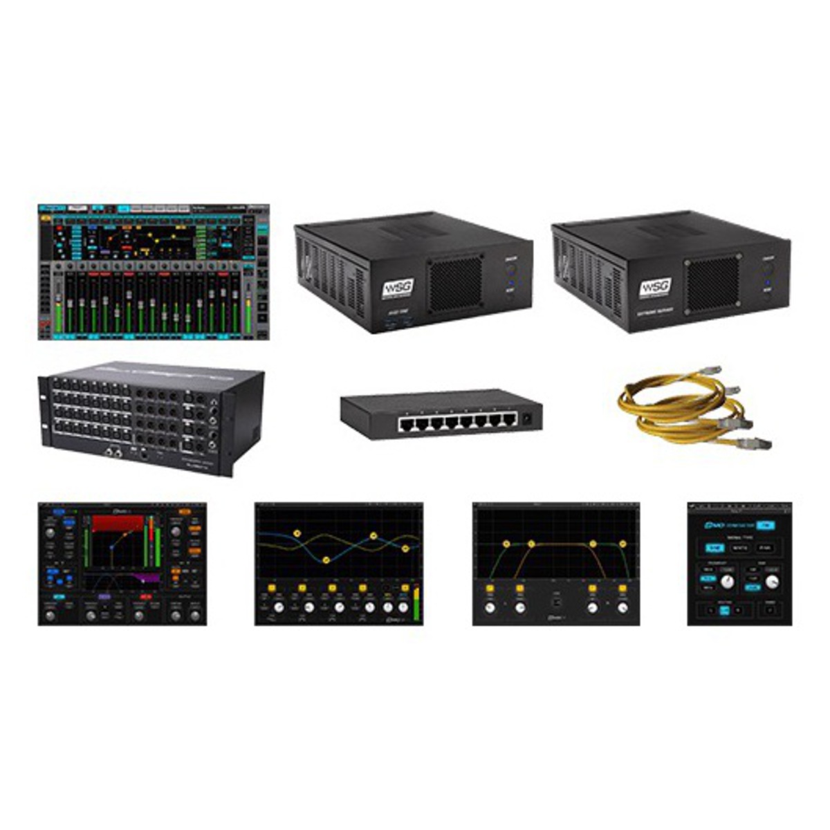 eMotion LV1+Server One-C +32-Preamp Stagebox +Axis One