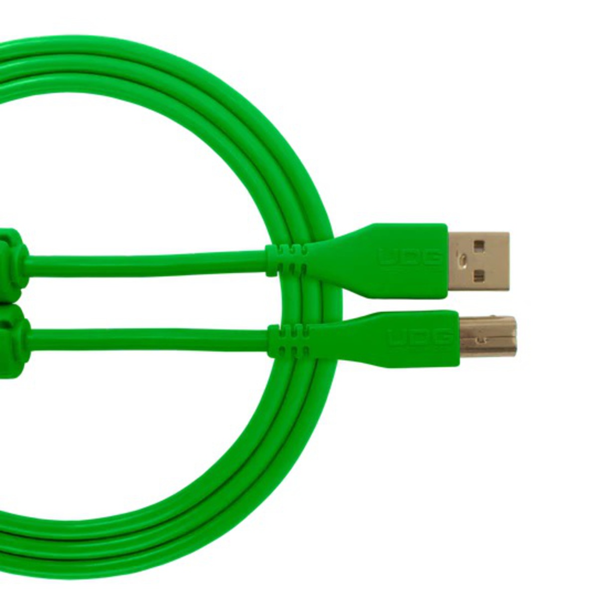 Ultimate USB2.0ケーブル A-B 1.0m Green