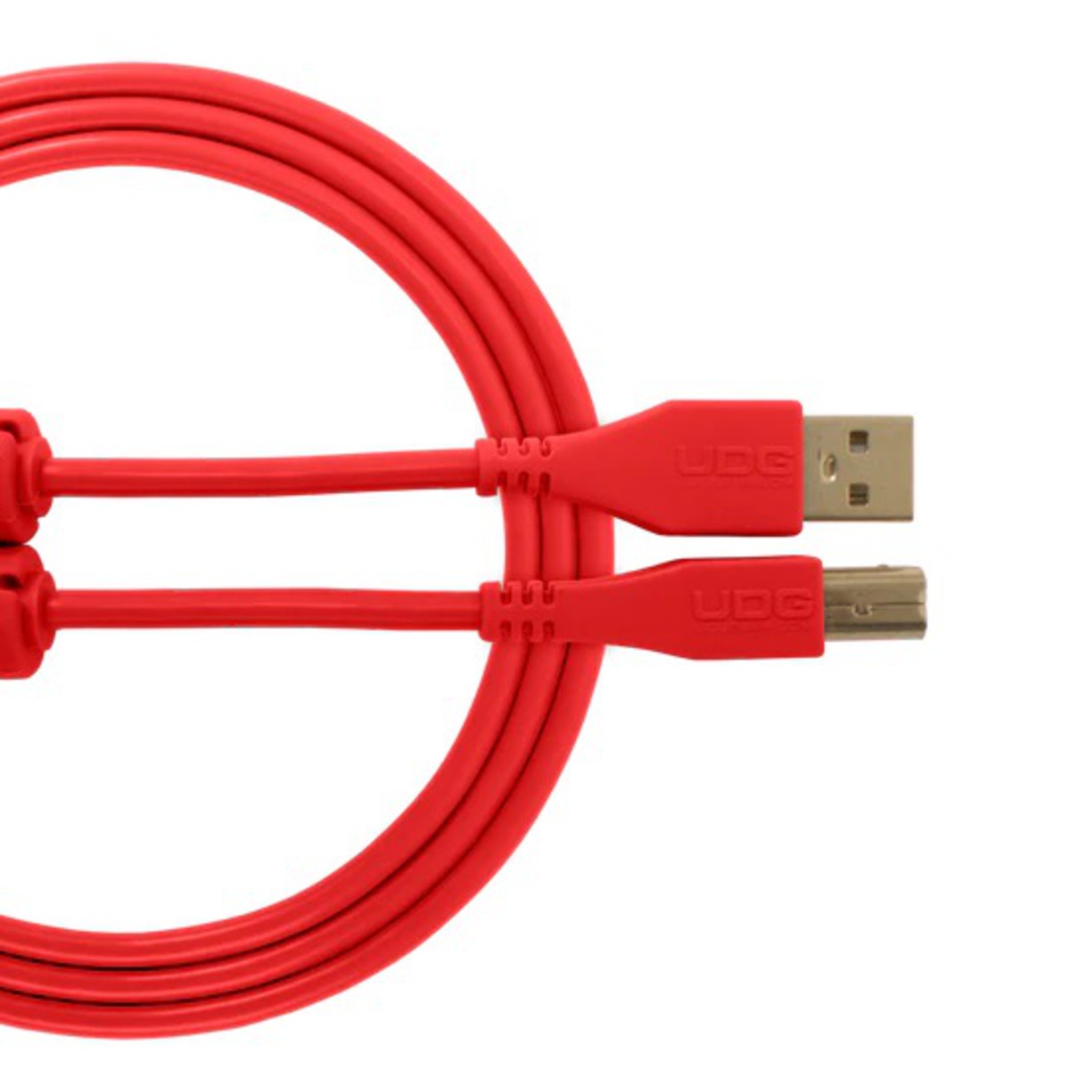Ultimate USB2.0ケーブル A-B 1.0m Red