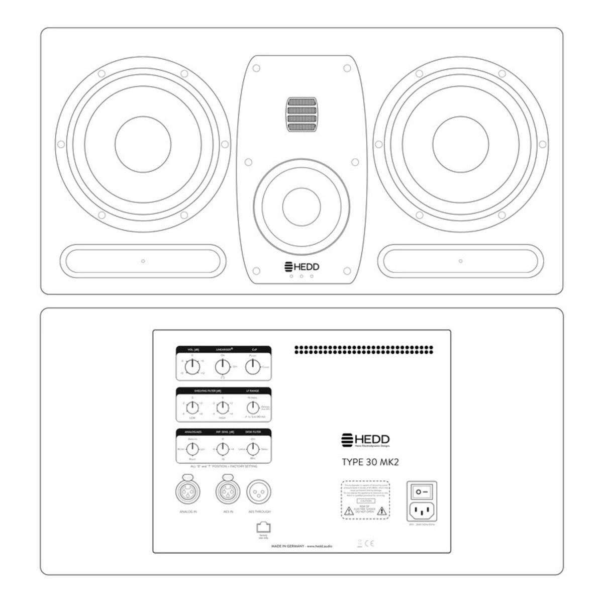 TYPE 30 MK2 black (1pair)