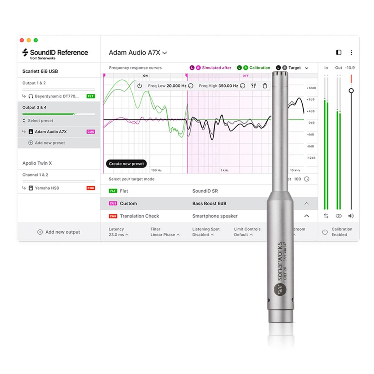 SoundID Reference for Speakers & Headphones with Measurement Microphone