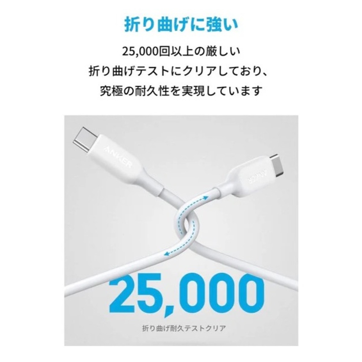 PowerLine III USB-C & USB-C ケーブル (USB2.0対応) 0.9m ブラック