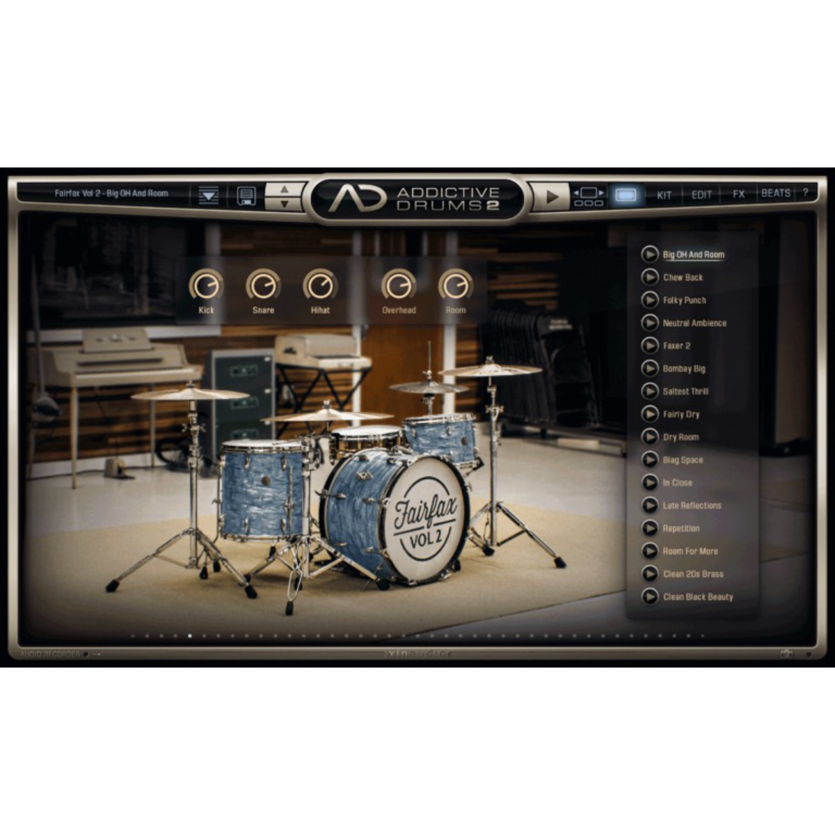 Addictive Drums 2: Fairfax Vol. 2 ADpak