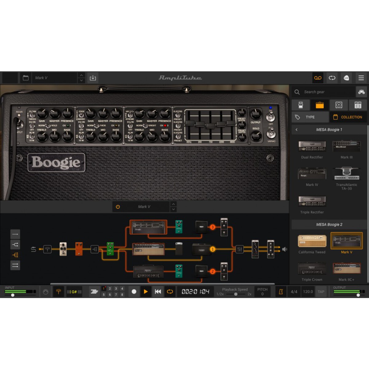 AmpliTube MESA/Boogie 2 ダウンロード版