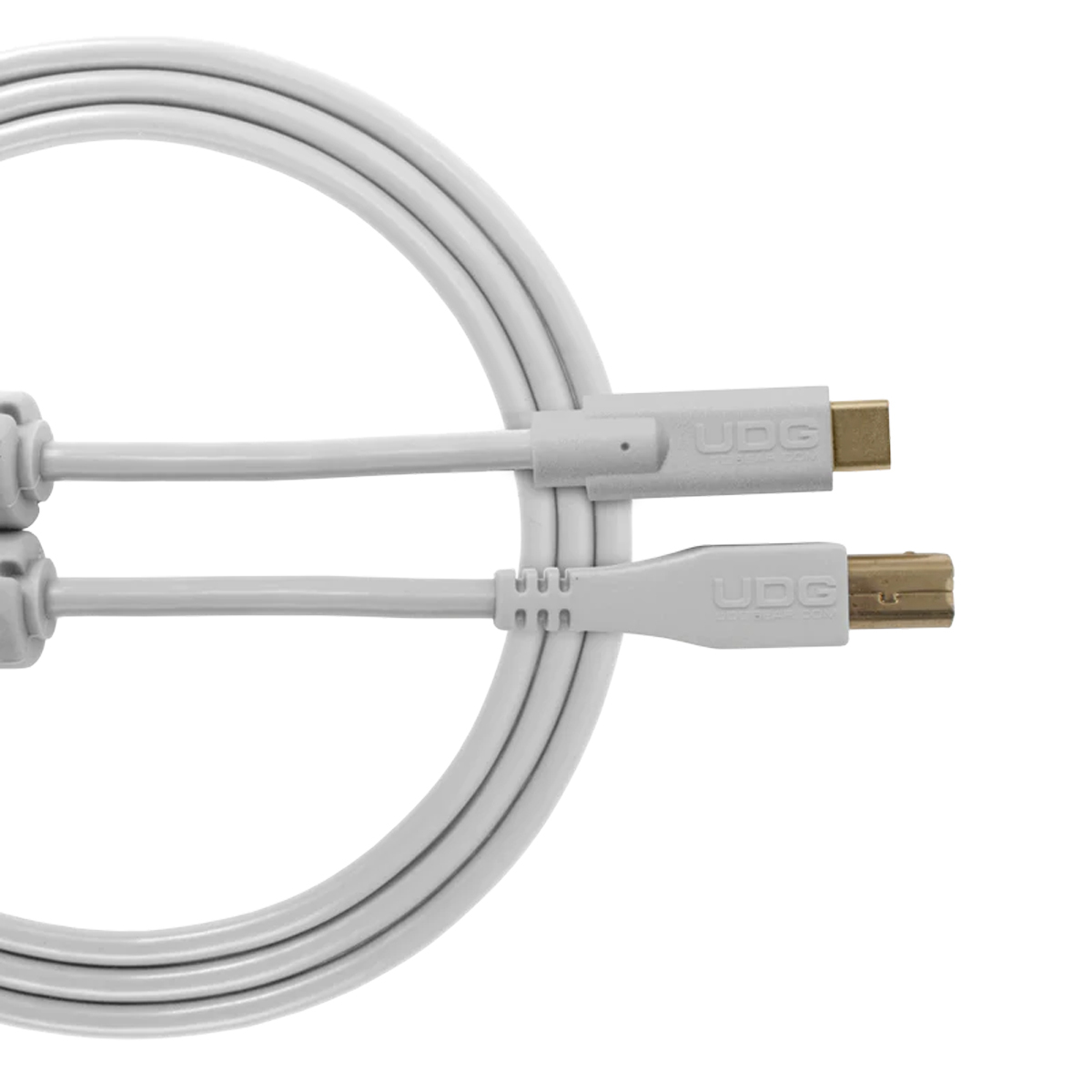Ultimate USB2.0ケーブル C-B Straight 1.5m White
