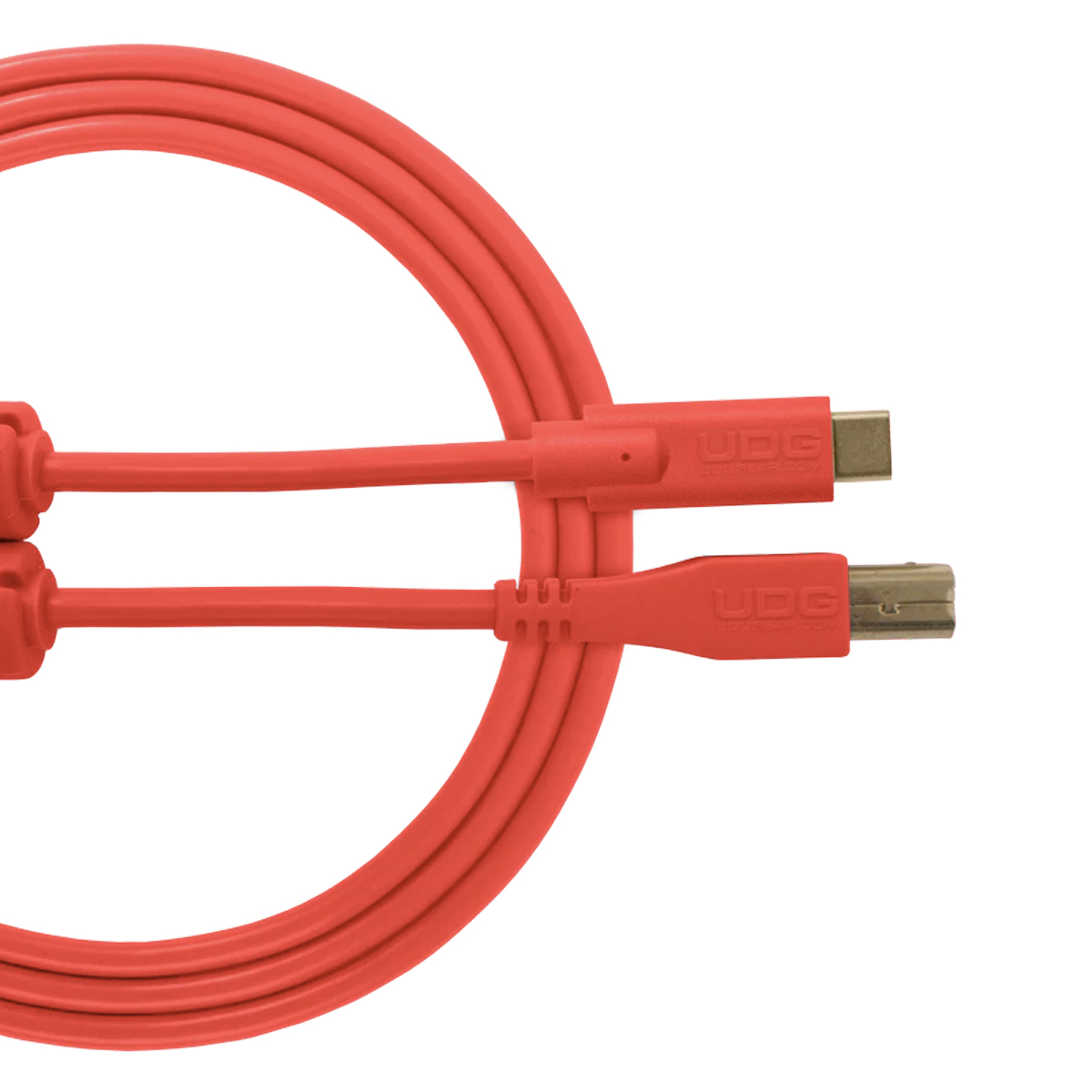 Ultimate USB2.0ケーブル C-B Straight 1.5m Red
