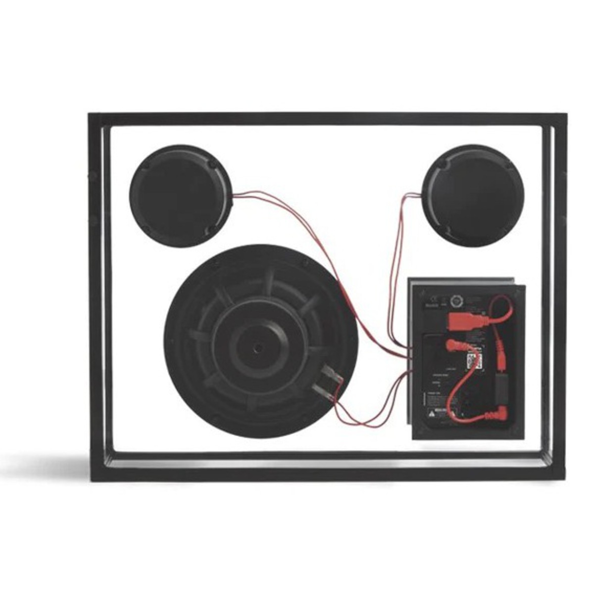 TRANSPARENT SPEAKER (ブラック/レッドコード)