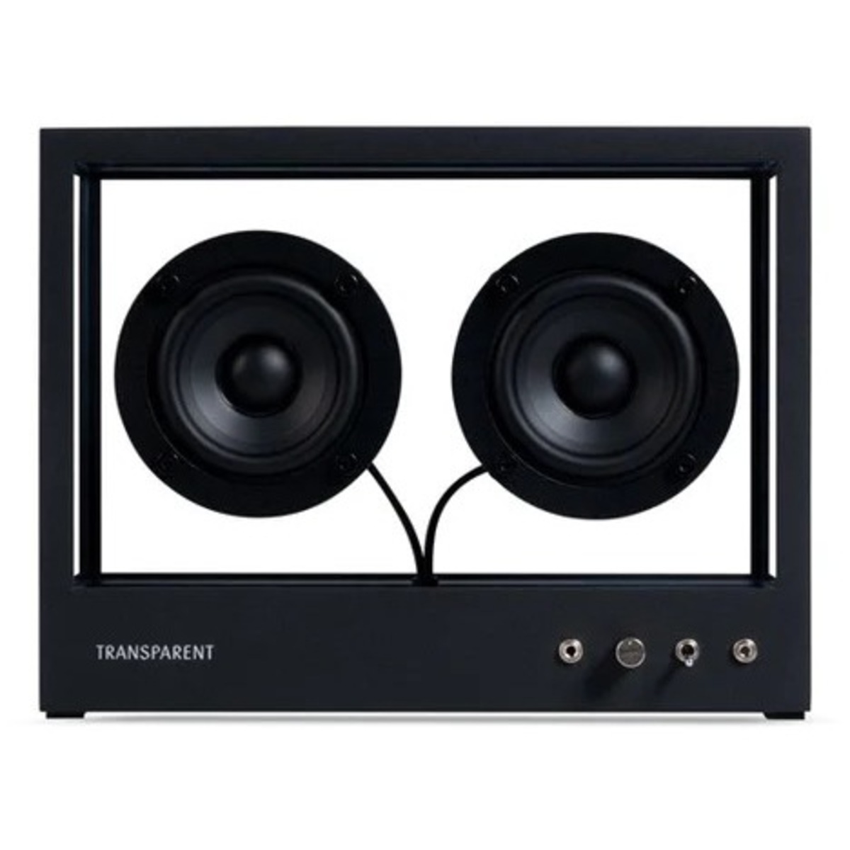 SMALL TRANSPARENT SPEAKER (Black)