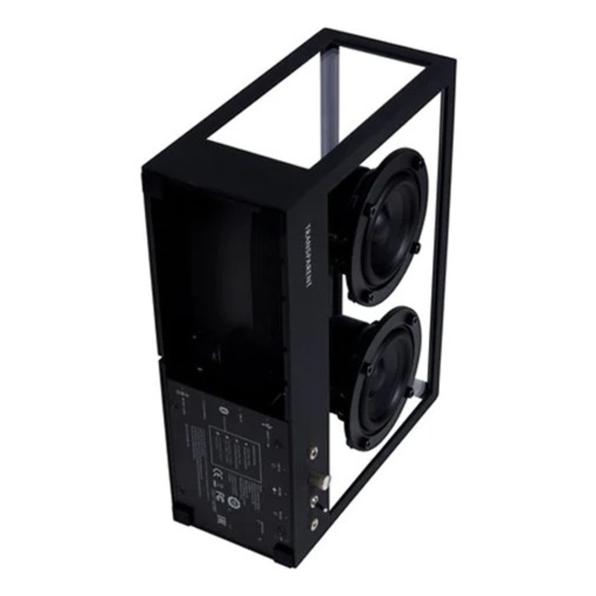 SMALL TRANSPARENT SPEAKER (Black)