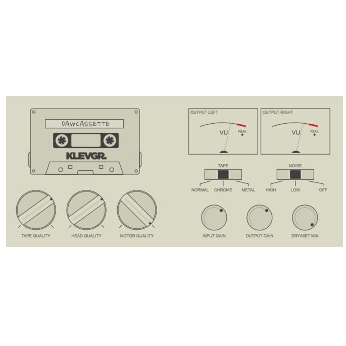 DAW Cassette - Tape Deck Emulation