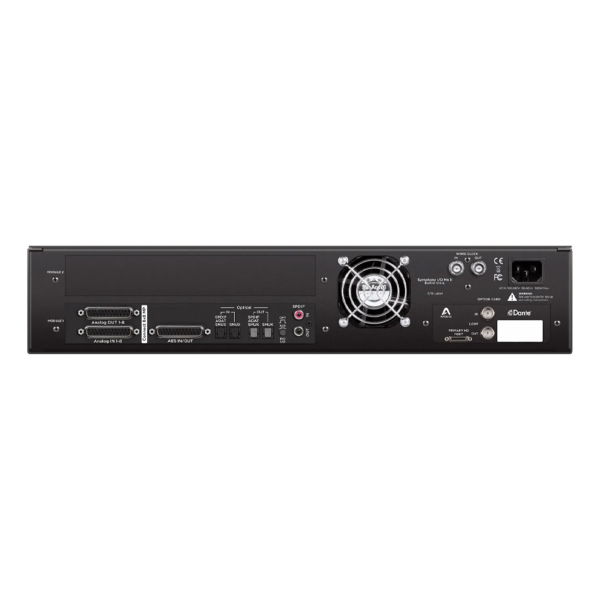 Symphony I/O MKII Thunderbolt Chassis with 8x8 Analog I/O + 8 Mic Pre Amps + 8x8 AES/OP I/O
