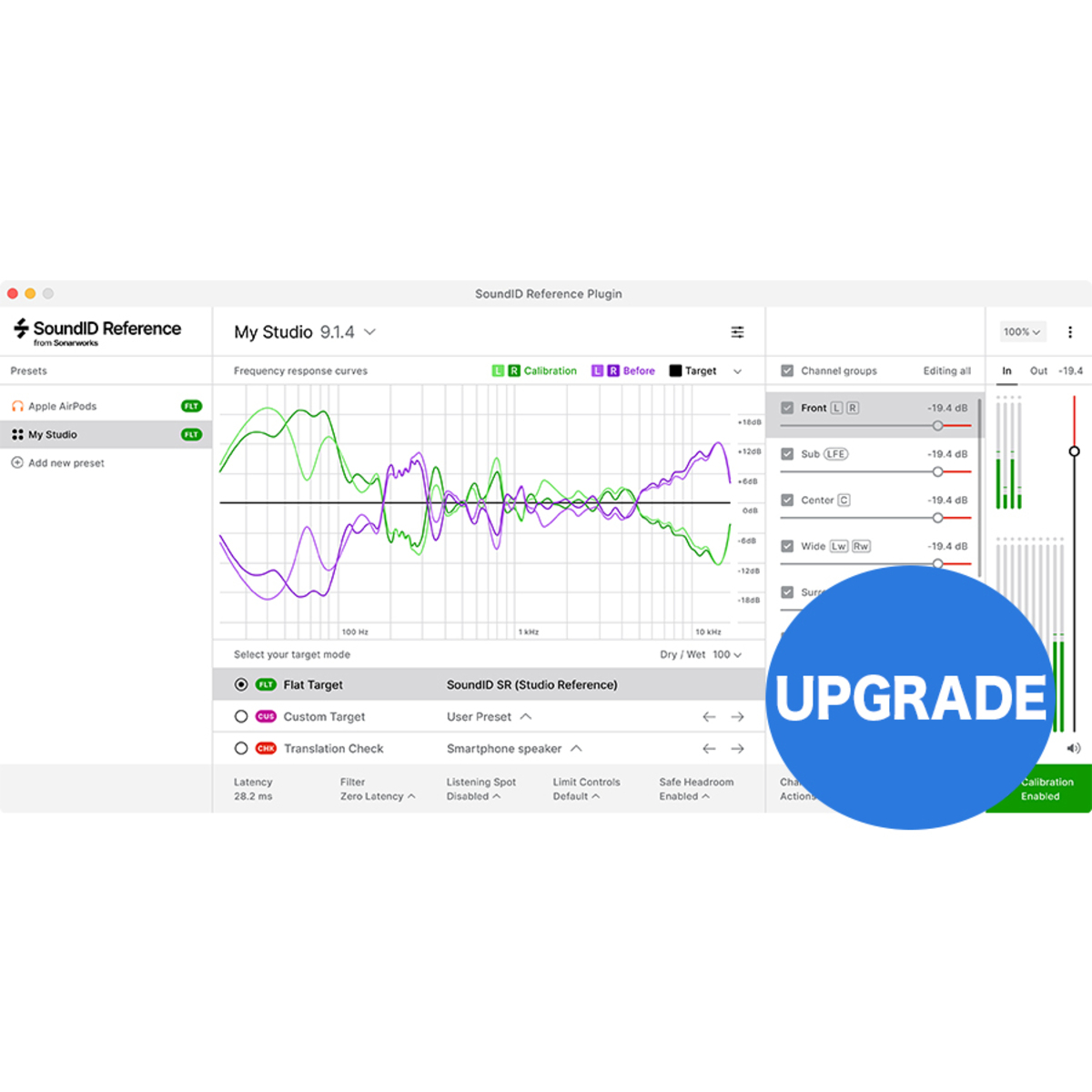 【アップグレード版】Upgrade from Reference 4 Studio Edition to SoundID Reference for Multichannel 