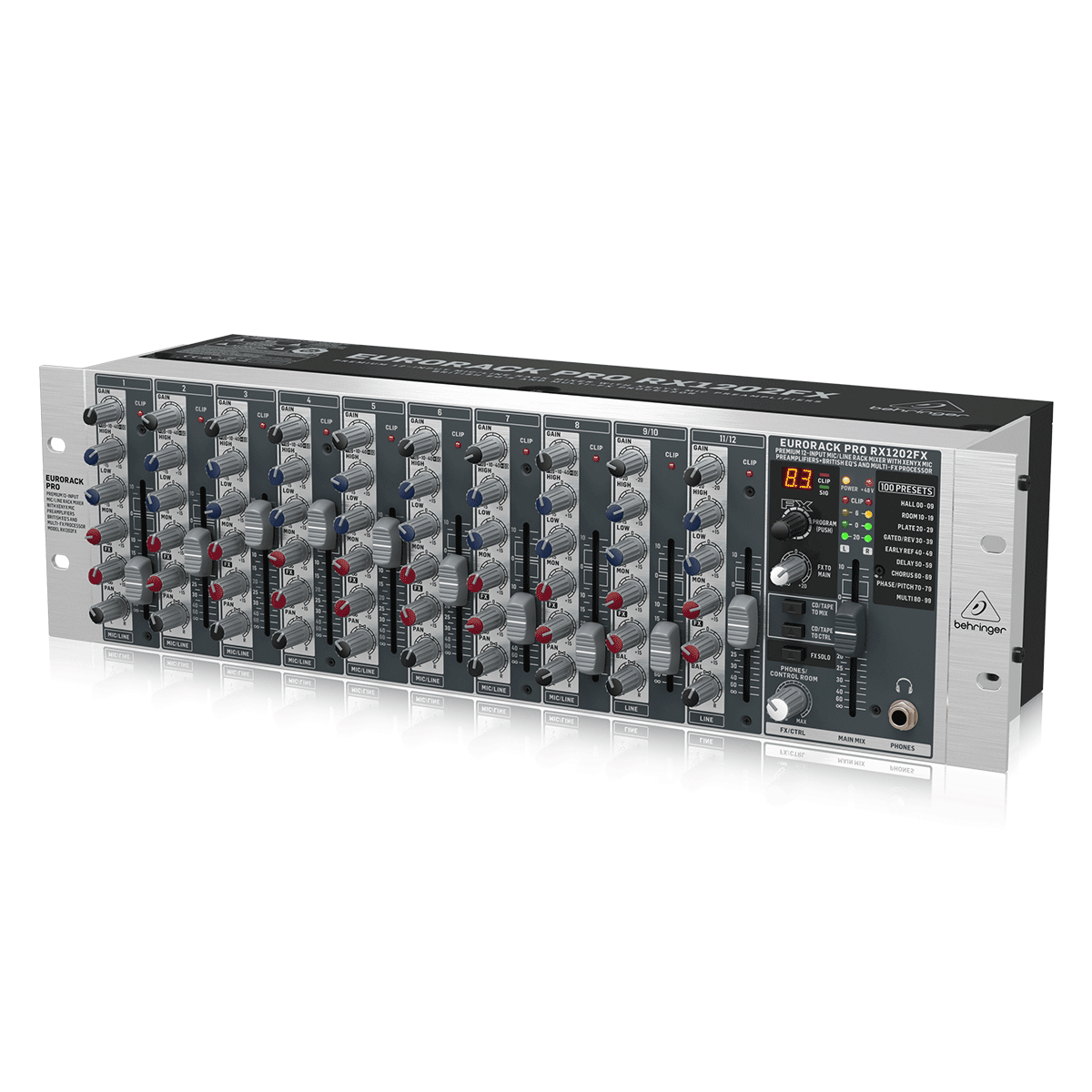 RX1202FX EURORACK PRO【生産完了品】 - 製品一覧 - ベリンガー