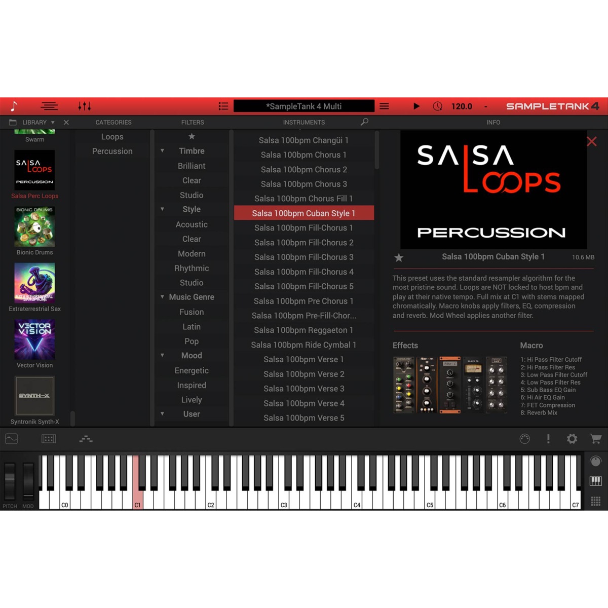 Salsa Percussion Loops