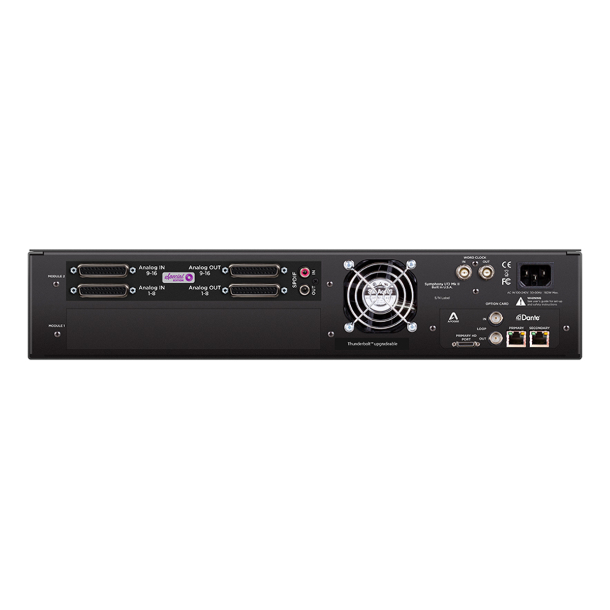 Symphony I/O MKII Dante + Pro Tools HD Chassis with 16 Analog In + 16 Analog Out