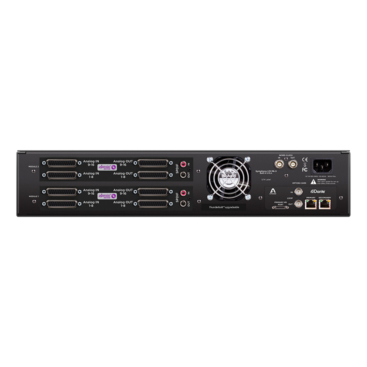 Symphony I/O MKII Dante+Pro Tools HD Chassis with 16Analog In+16Analog Out+16Analog In+16Analog Out
