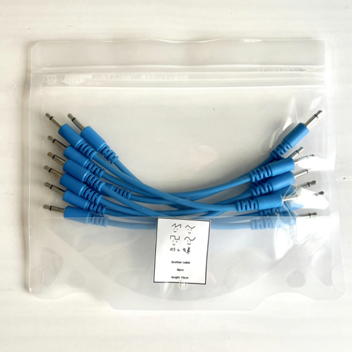 10cm brother cable sine blue 8本入り