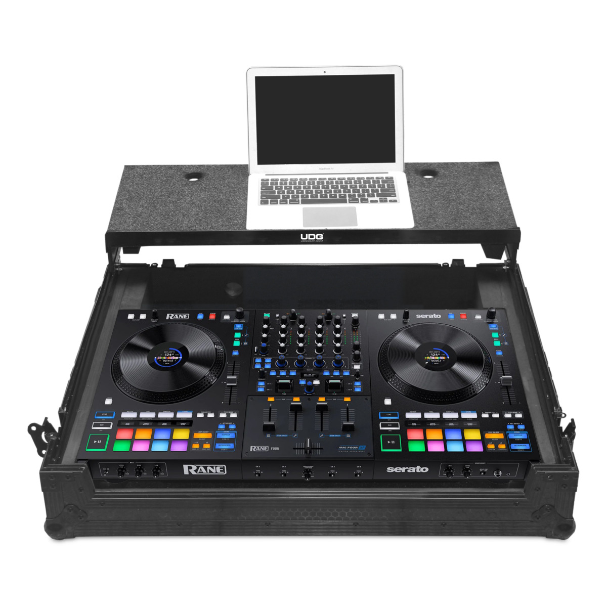 Ultimate フライトケース RANE FOUR (ラップトップシェルフ&ホイール付)