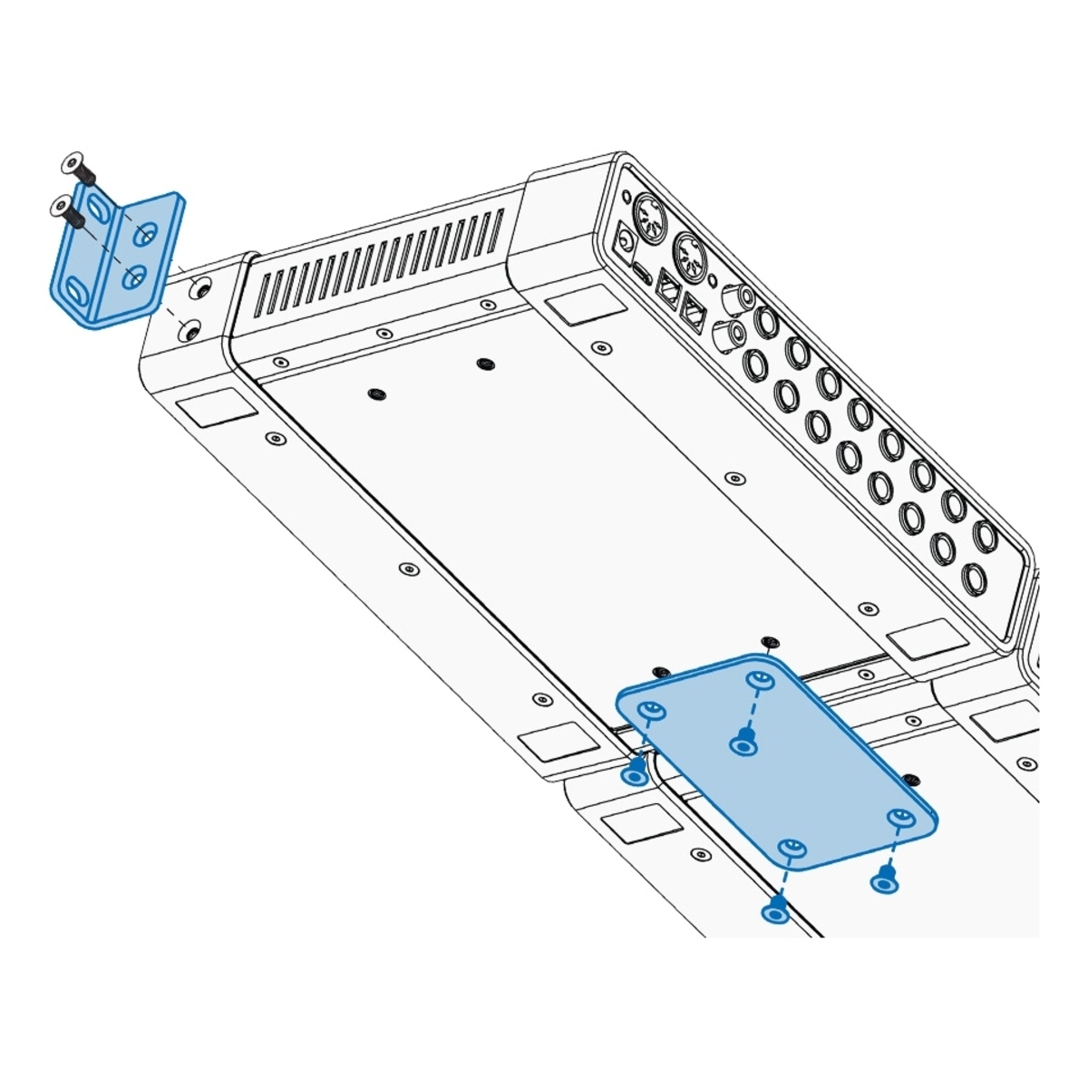 UltraLite-mk5 Half-Rack Coupler Kit 