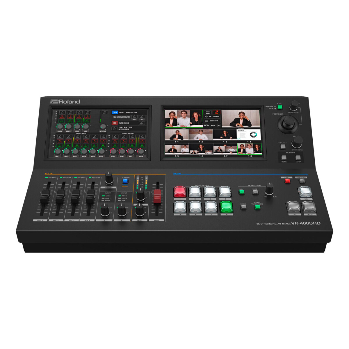 VR-400UHD | 4K STREAMING AV MIXER
