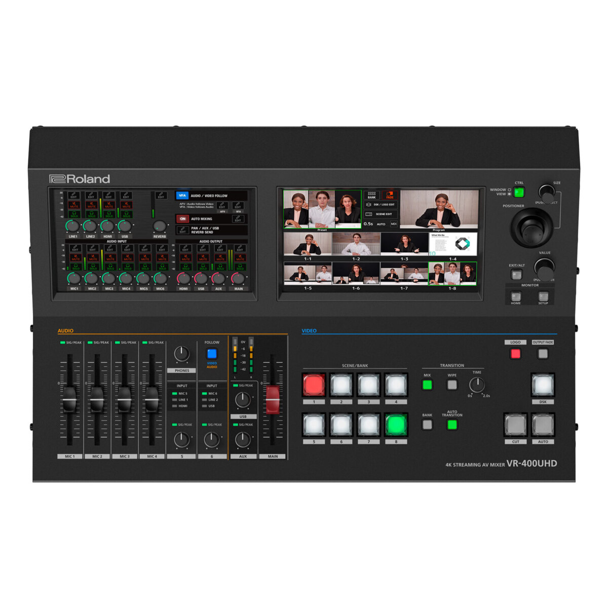 VR-400UHD | 4K STREAMING AV MIXER