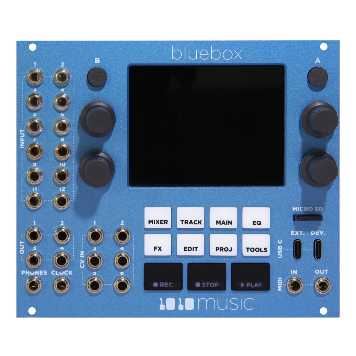 Bluebox for Eurorack - Compact Digital Mixer/Recorder